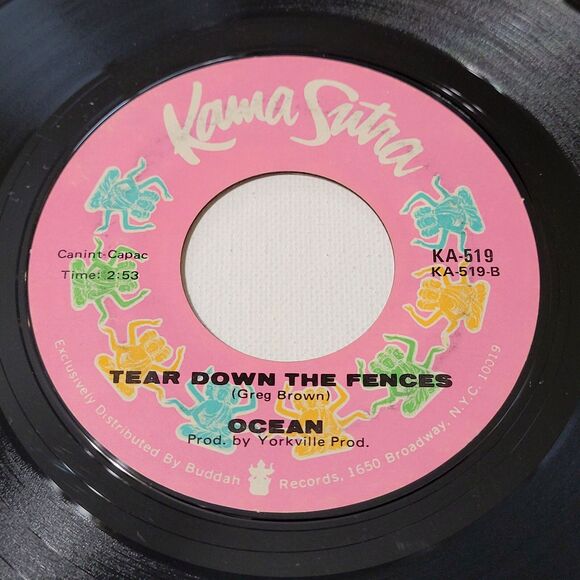 Ocean - Put Your Hand In The Hand / Tear Down The Fences - 45 RPM 7" Vinyl '71 - Picture 2 of 2